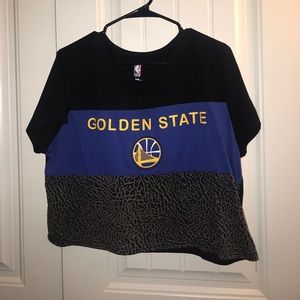 Large Golden State cropped T-shirt